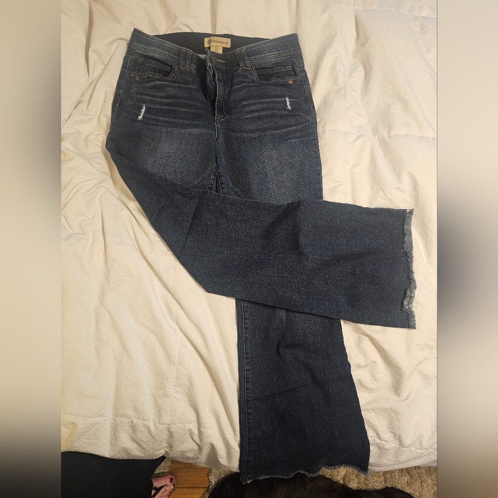 Democracy size 12 wide bellbottom jean